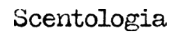Scentologia fragrance brand logo