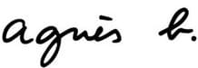 agnès b. fragrance brand logo