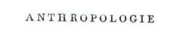 Anthropologie