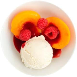 Peach melba