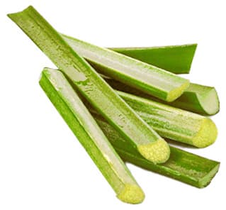 Green rhubarb