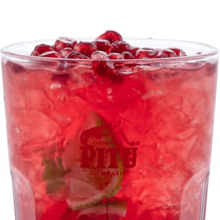 Pomegranate caipirinha