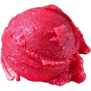 Strawberry sorbet