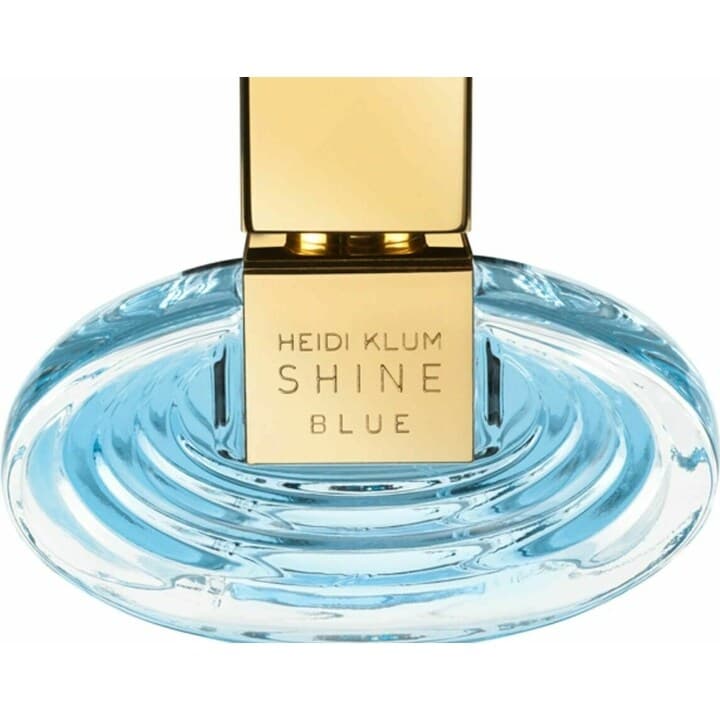 Shine Blue by Heidi Klum perfume bottle