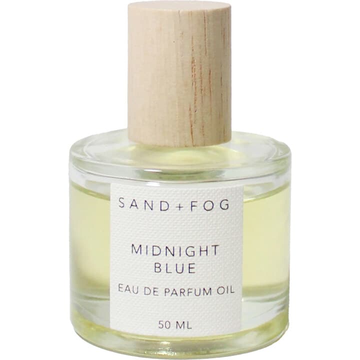 Midnight Blue by Sand + Fog perfume bottle