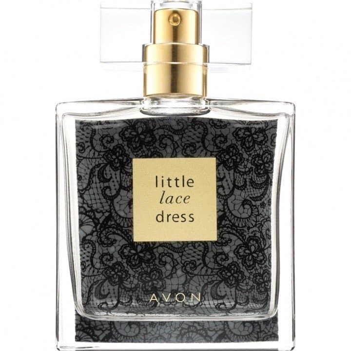 Little Lace Dress by Avon perfume bottle