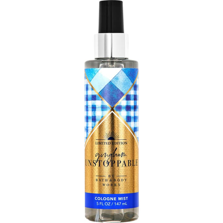 Gingham Unstoppable by Bath & Body Works perfume bottle