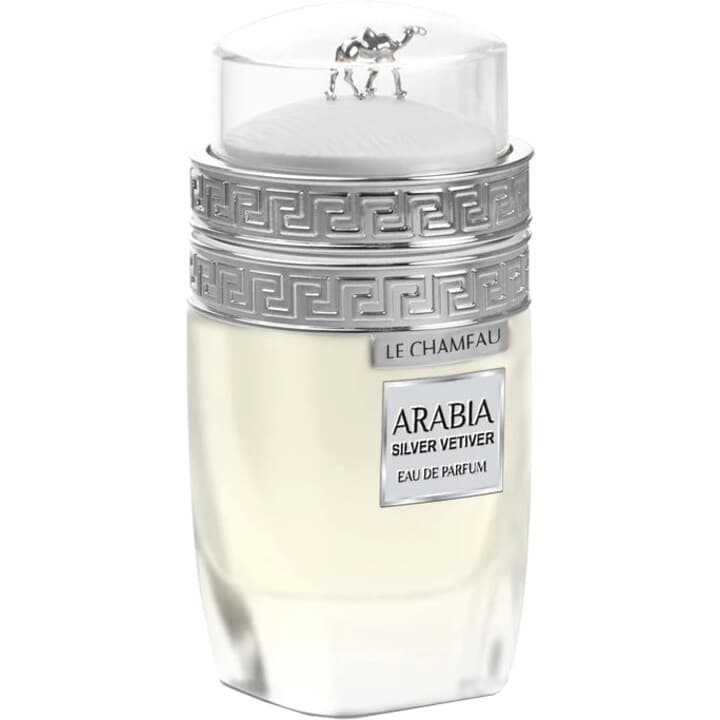 Arabia Silver Vetiver by Le Chameau perfume bottle