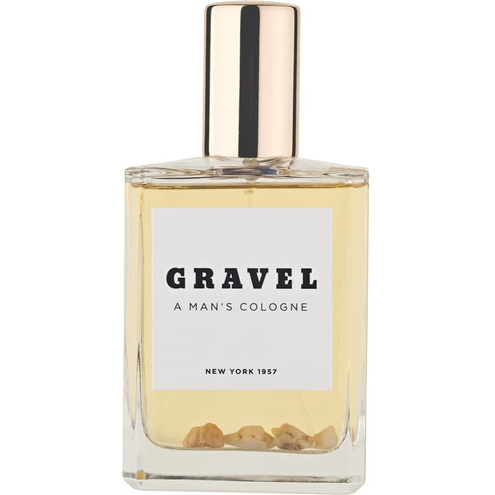 A Man's Cologne by Gravel perfume bottle